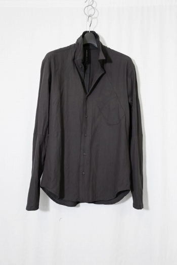 【20%OFF】nude:mm SHIRT CHARCOAL
