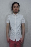 【65%OFF】1piu1uguale3 3D切り替えBDシャツ WHITE/CAMO