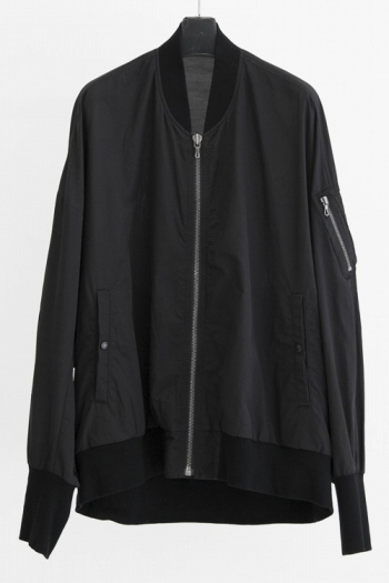 8,035円ユリウスMA-1フリンジボンバージャケットSサイズ黒