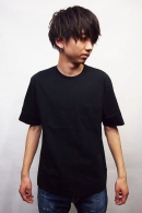 【30%OFF】junhashimoto ワイドロールアップTシャツ BK