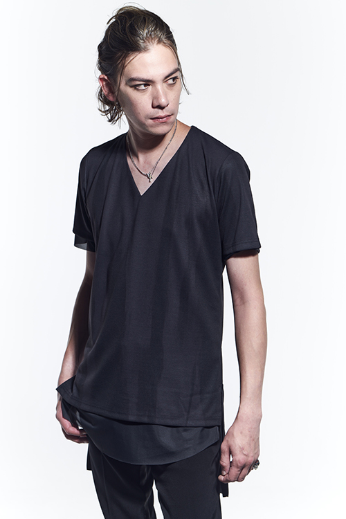 kiryuyrik 22SS Layered V-Neck T-Shirts_kk22「I.D.HEART」