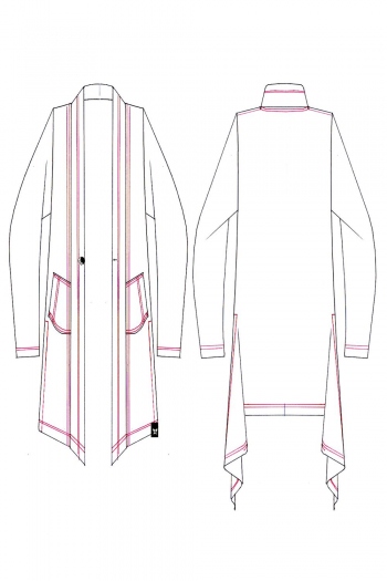 【予約】kiryuyrik 2024SS FlareShawlCardigan_kke2